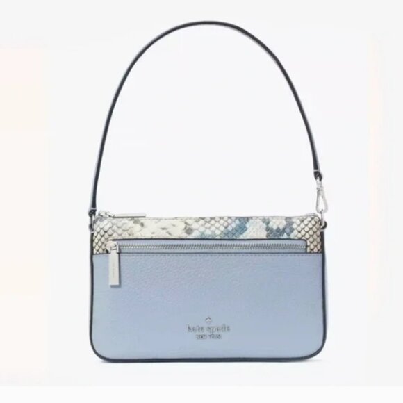 Kate Spade Leila Snake Embossed Convertible Wristlet & Wallet BUNDLE ♠️ NWT - Picture 14 of 15